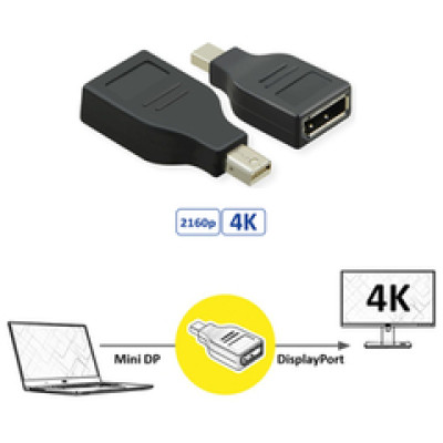 Roline VALUE adapter Mini DisplayPort - DisplayPort, 